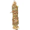 Jouet papyr perruche tube petit coloris multicolore - 31 cm