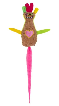 Jouet pour chat coloris multicolore Wouapy Stranger Lover - 14 x 12 x 3 cm