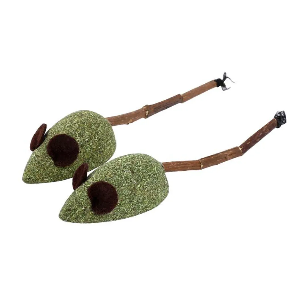 Jouet pour chat matatabi souris en duo 5x2x2 cm