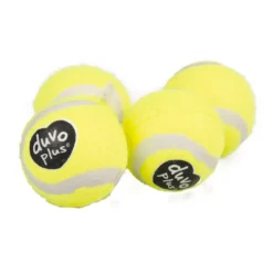 Jouet pour chien coloris jaune balle de tennis Duvoplus - Ø 4 cm