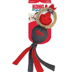 Jouet pour chien coloris rouge Wubba Zoo Mandrill Kong - Taille L