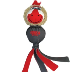 Jouet pour chien coloris rouge Wubba Zoo Mandrill Kong - Taille L