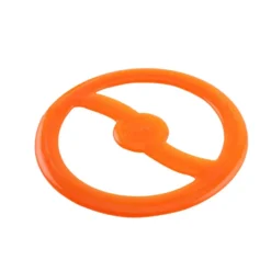 Jouet pour chien en caoutchouc coloris orange anneau Bionic Toss-N-Tug