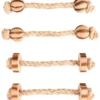Jouets pour rongeurs avec corde, disques et balles en bois 15 cm x 4