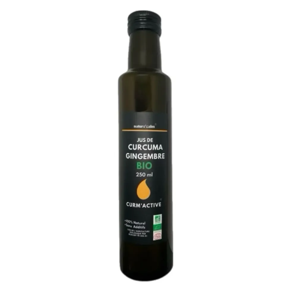 Jus de curcuma et gingembre bio Nature Calm - 250 ml