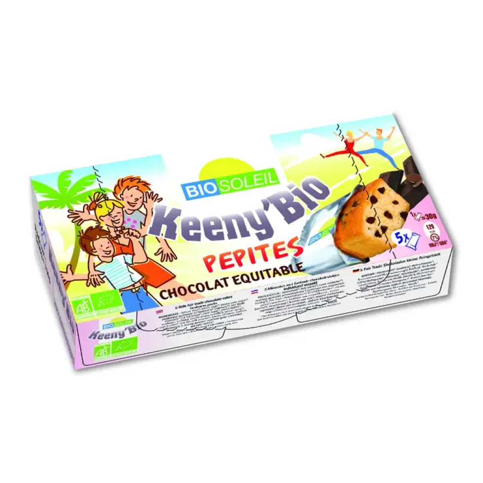 Keeny’bio aux pépites de chocolat équitable 150 g