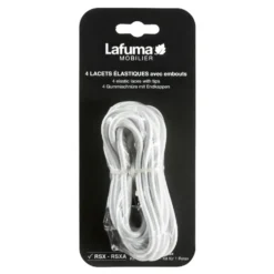 Kit de lacets avec embout pour fauteuil relax blanc
