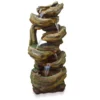 Kit fontaine en polyrésine avec pompe Xtra 900 Nature Outside Living Trabia - 37 x 46,5 x 105 x cm