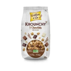 Krounchy Trois Chocolats Bio - 500 g