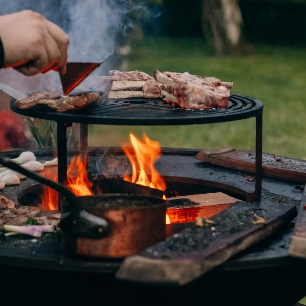 La Grille de cuisson en acier OYAT - Ø 44 cm