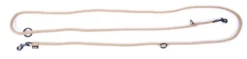 Laisse pour chien en nylon rond coloris beige 3 positions dressage Martin Sellier - 9/200