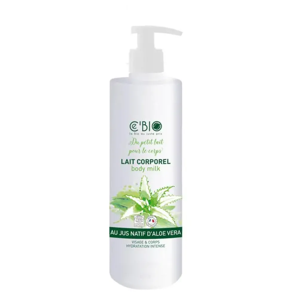 Lait Corporel Flacon pompe 200 ml blanc