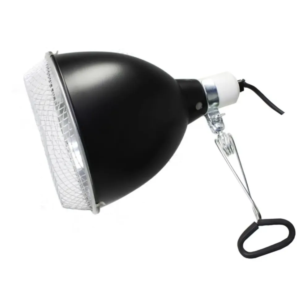 Lampe pour vivarium Reptile Planet Black Clamp 22 - Ø 22 x H 24,5 cm