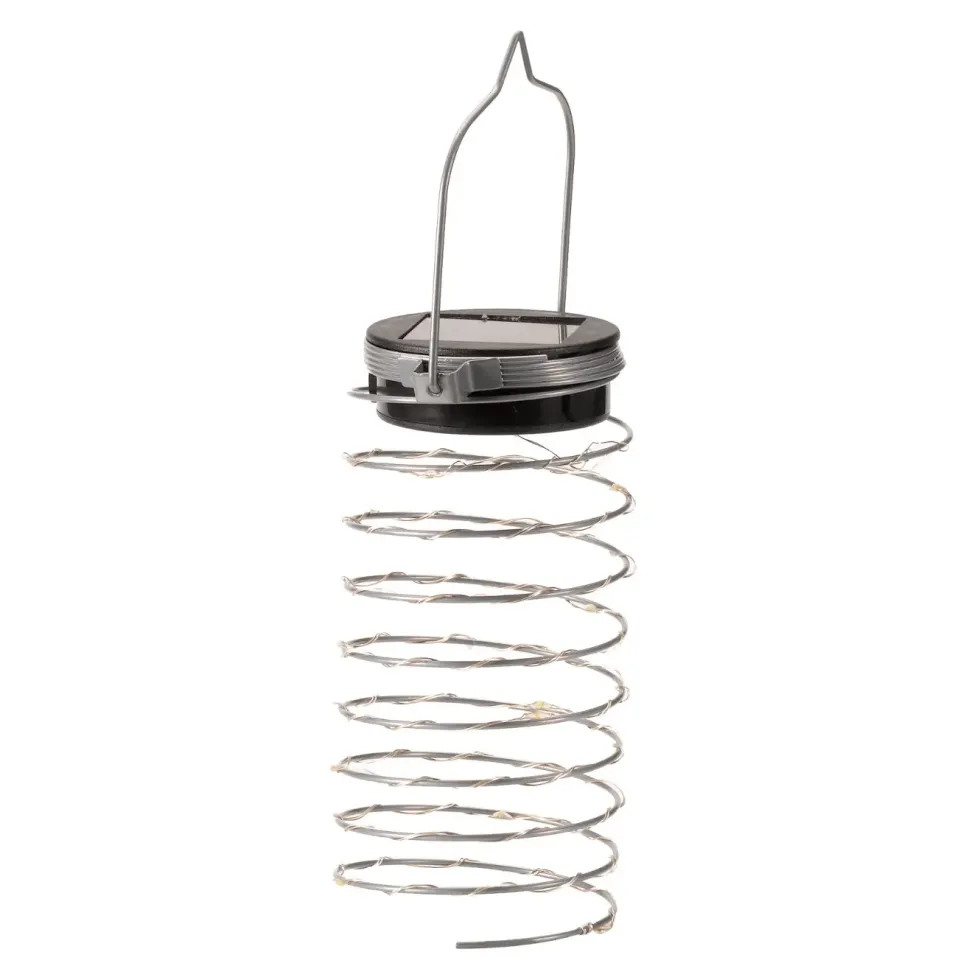 Lanterne solaire Spiralight Spring - Ø 8,5 x H 15,5 cm