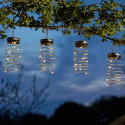 Lanterne solaire Spiralight Spring - Ø 8,5 x H 15,5 cm