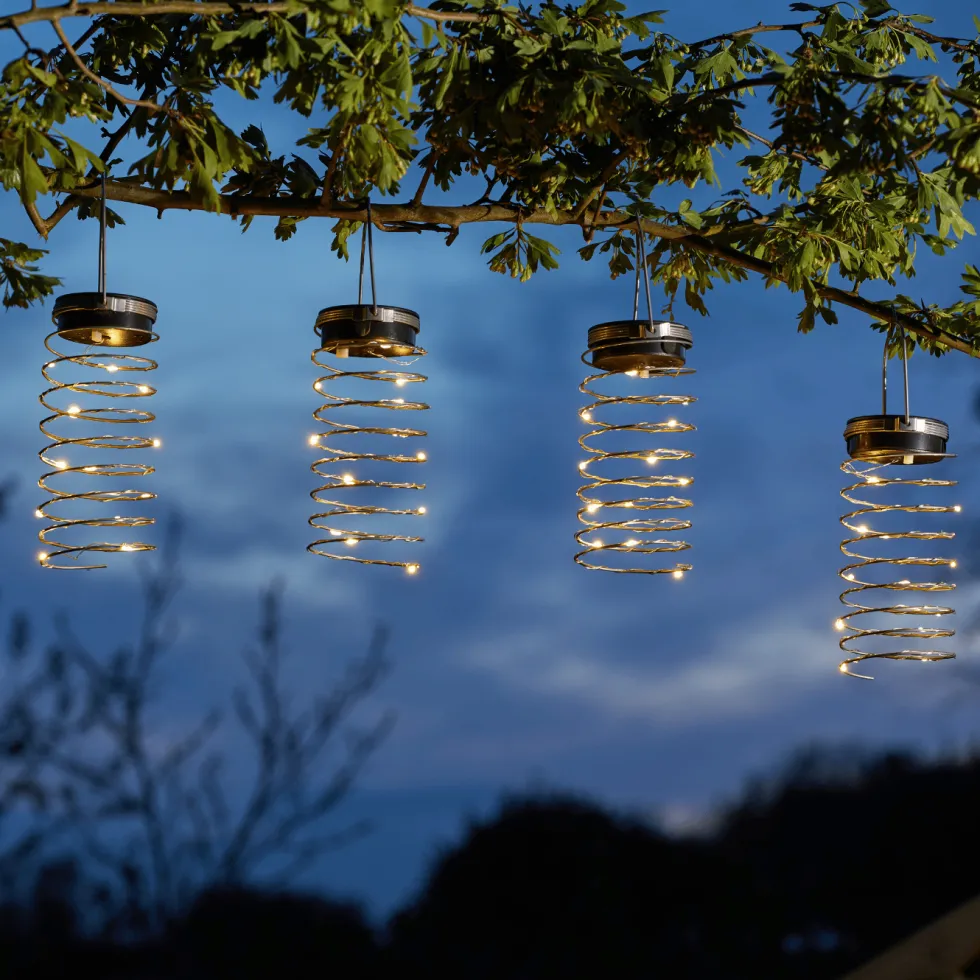 Lanterne solaire Spiralight Spring - Ø 8,5 x H 15,5 cm