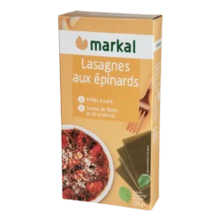 Lasagnes aux épinards bio Markal - 250 g