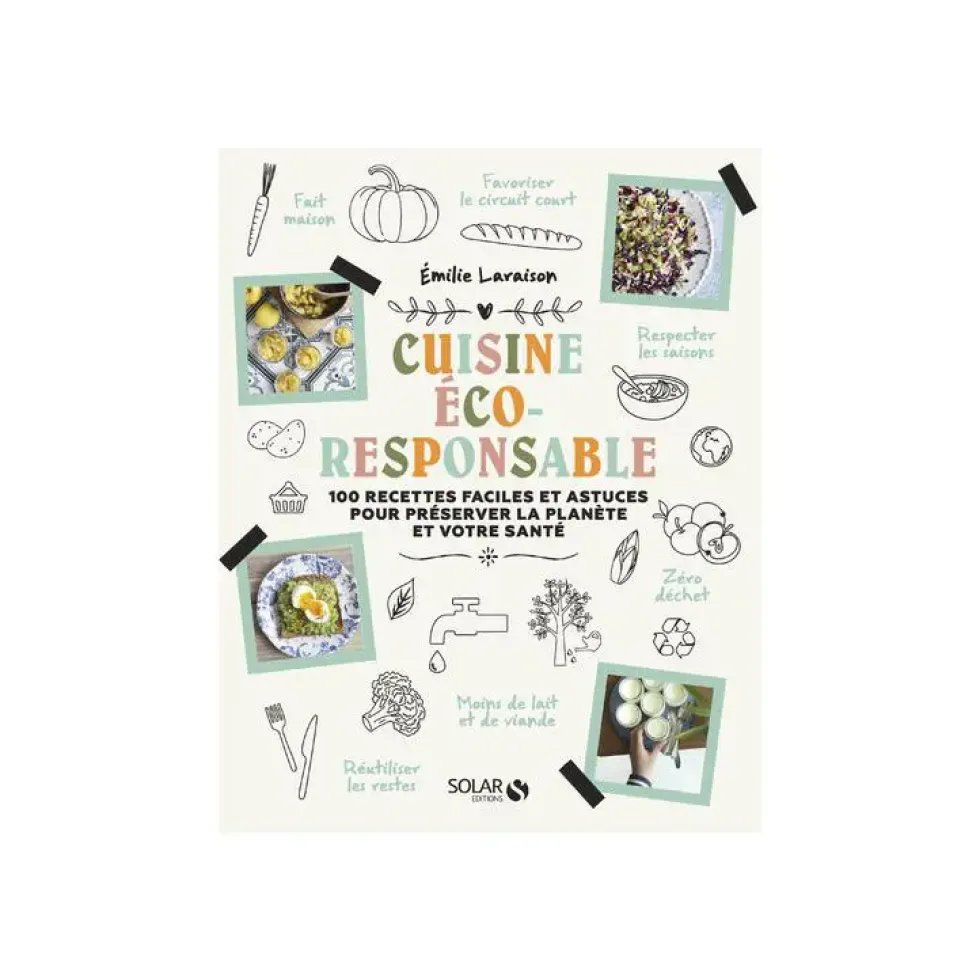 Le livre " Cuisine eco-responsable " aux Éditions- Solar