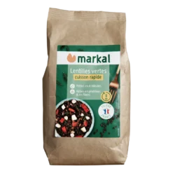 Lentilles vertes bio cuisson rapide Markal - 400 g