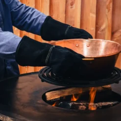 Les Gants en cuir haute température noir OYAT - taille 10