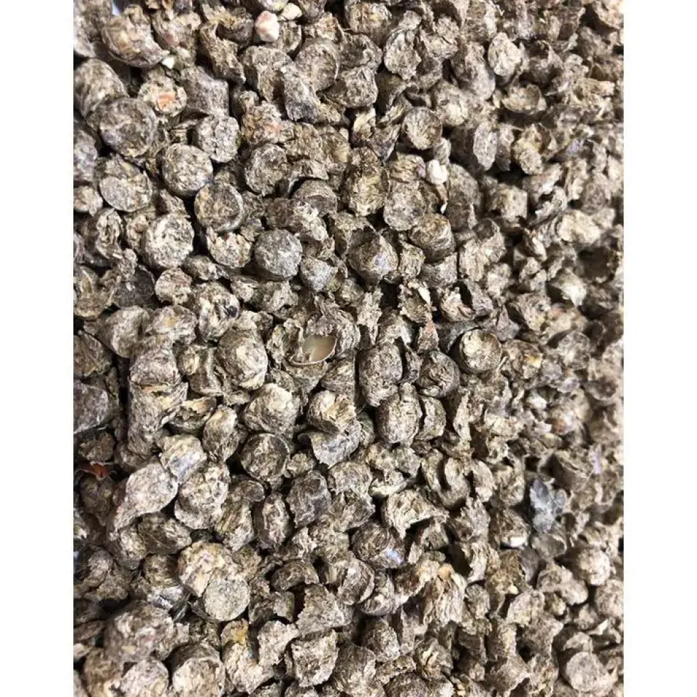 Litière en granulés de paille émiettée bio en sac de 16 kg