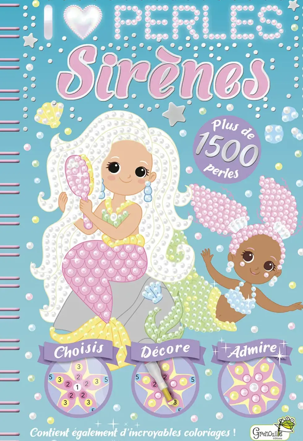 Livre activité "J’aime les Sirènes" aux Éditions Grenouille