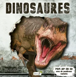 Livre docu pop-up "Dinosaures" aux Éditions Grenouille