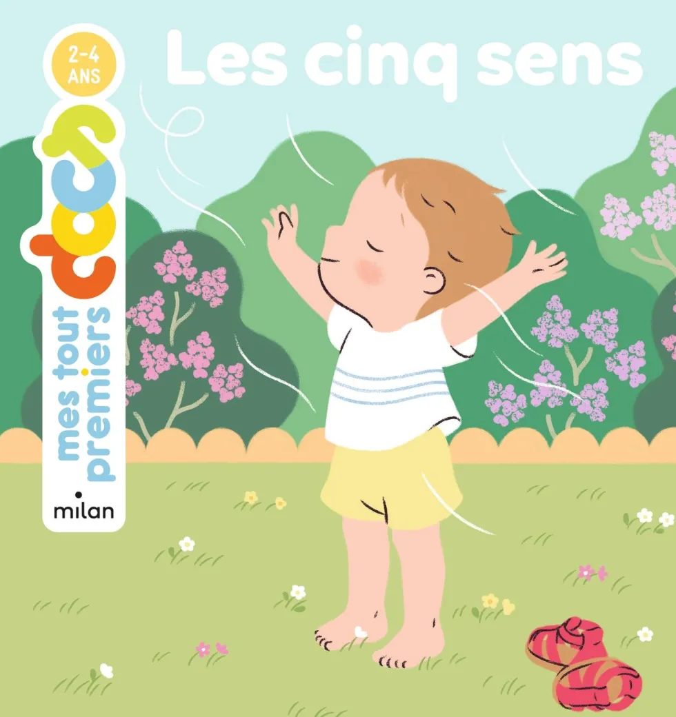 Livre "Les cinq sens" aux Éditions Milan