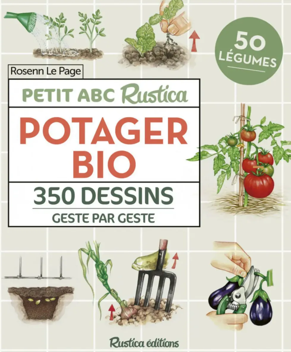 Livre "Petit abc Rustica Potager Bio" Éditions Rustica