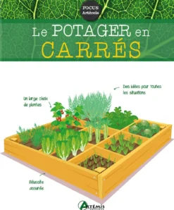 Livre "Potager en carrés" aux Éditions Artemis