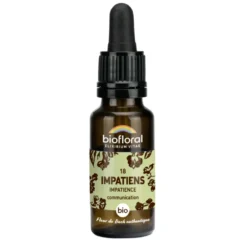 Élixir n°18 Biofloral d’impatience en flacon de 20 ml