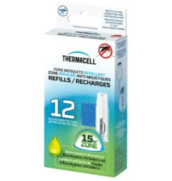 Lot de 3 plaquettes d'anti-nuisible recharges repulsives 12h Thermacell - 7,8 x 3 x 13,6 cm