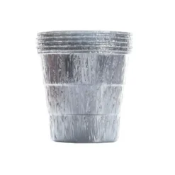 Lot de 5 seaux jetables en aluminium pour récupération de graisse