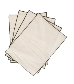 Lot de 4 sets de table coloris beige en coton - 35 x 50 cm