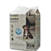 Lot de 50 tapis hygiéniques pour chien super nappy au charbon actif Crocy - 60 x 40 cm
