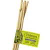 Lot de 4 tuteurs coloris bois en bambou - 120 cm