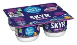 Lot de 4 yaourts Skyr myrtilles Tante Hélène - 4 x 100 g