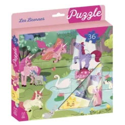 Ma boîte à puzzle 36 pièces “Les licornes” Editions Lito