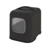 Maison de toilette pour chat coloris noir en plastique recyclé Biala - 44,3 x 39,5 x 52 cm