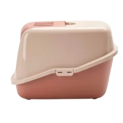 Maison de toilette pour chat coloris champagne Savic Nestor - 56 x 39 x 38,5 cm