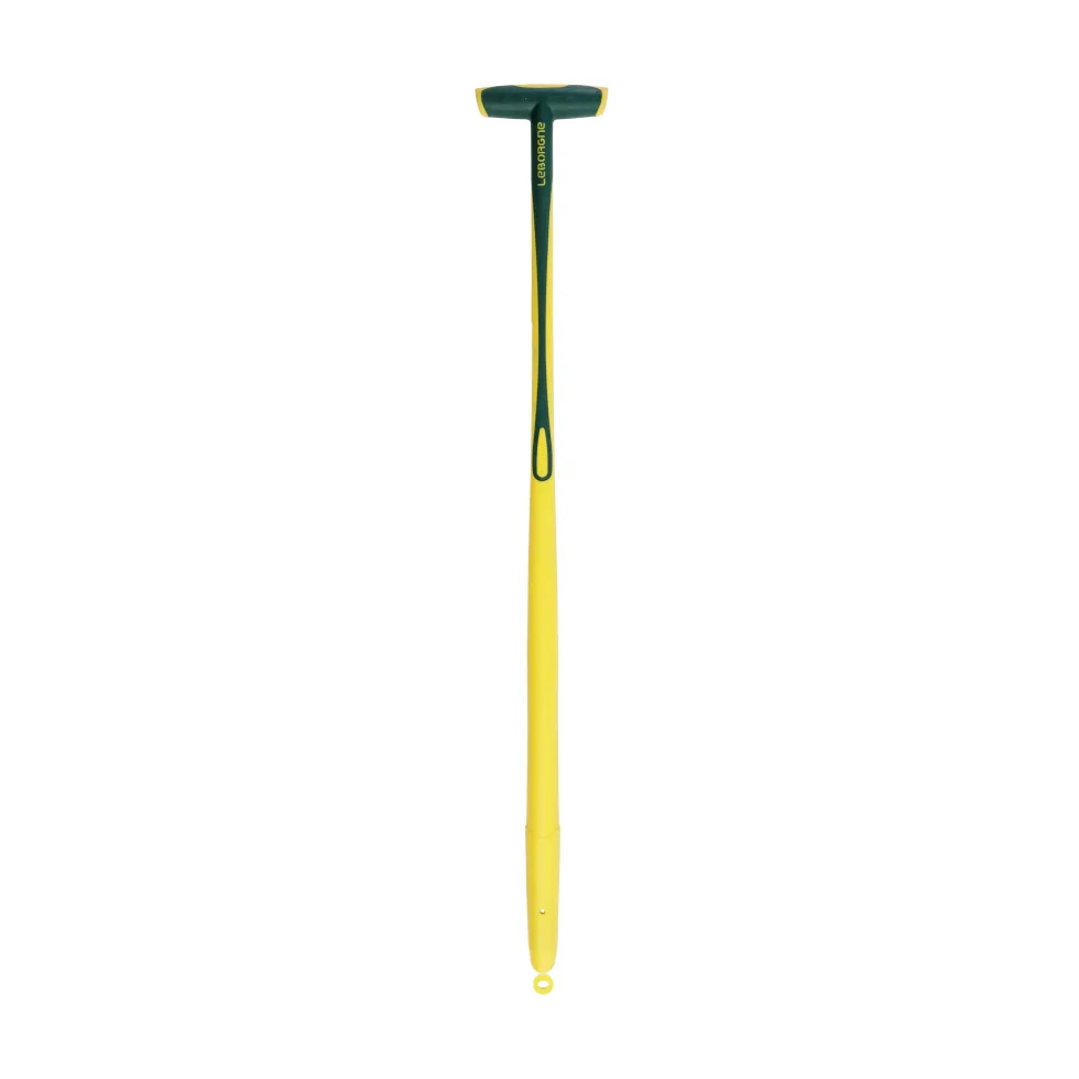 Manche bêche louchet coloris jaune Leborgne - 94 cm