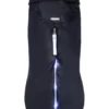 Manteau imperméable pour chien coloris noir Wouapy LED - Taille 42