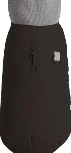 Manteau pour chien coloris noir Bobby Contraste - Taille 48L