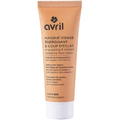 Masque visage énergisant & coup d'éclat Certifié Bio AVRIL - 50 ml