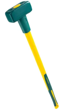 Masse couple 4 Kg avec pare faux-coups coloris jaune Leborgne - 90 cm