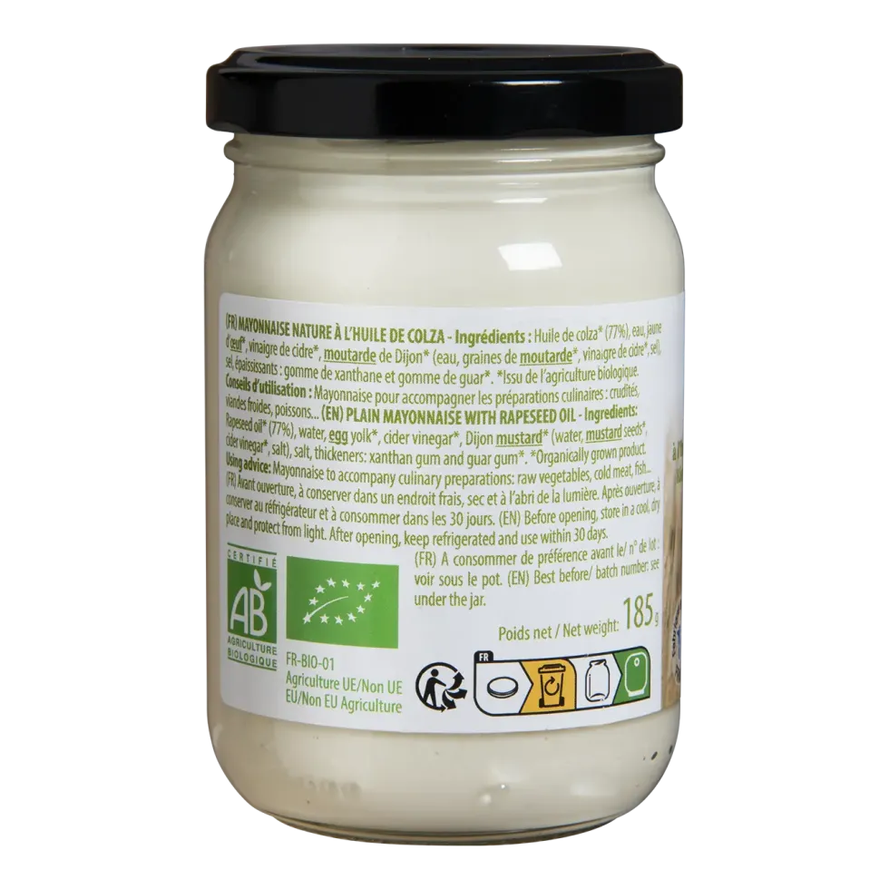 Mayonnaise colza bio Luce - 185 g