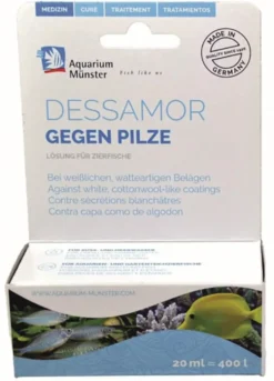 Médicament anti-fongique pour aquarium Dewerse Dessamor Champignons - 20 ml