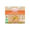 Menu du jour légumes bios et poulet fermier Babybio 2 x 200 g