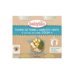 Menu du jour légumes et colin sauvage Babybio 2 x 200 g
