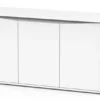 Meuble pour aquarium en bois coloris blanc 3 portes Aquatlantis Volga 450 - 80 x 52,5 x 152,5 cm